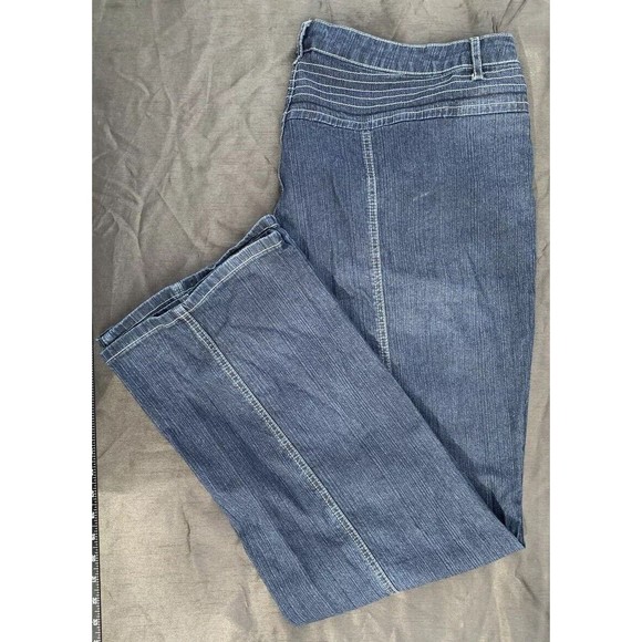 Jamie Nicole Denim - Jamie Nichole Women's Blue Denim Jeans Size 20 2-Pockets Dark Wash